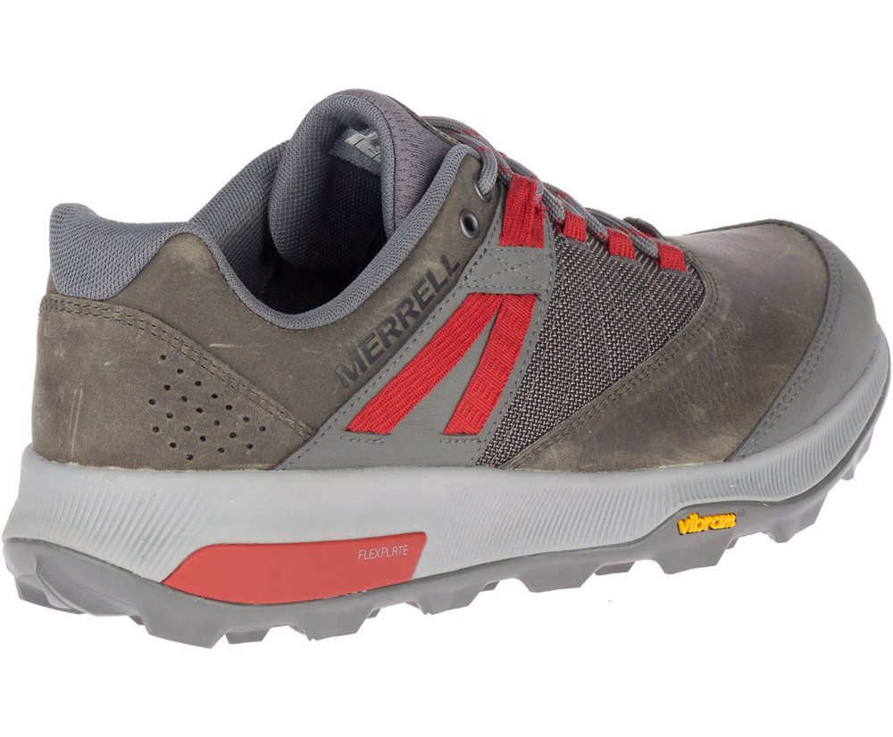 Tenis Homem - Merrell Zion - Cinzentas/Vermelhas - KYI956341